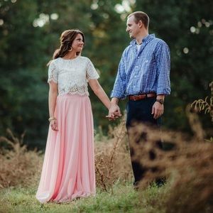 Pink Maxi skirt worn once